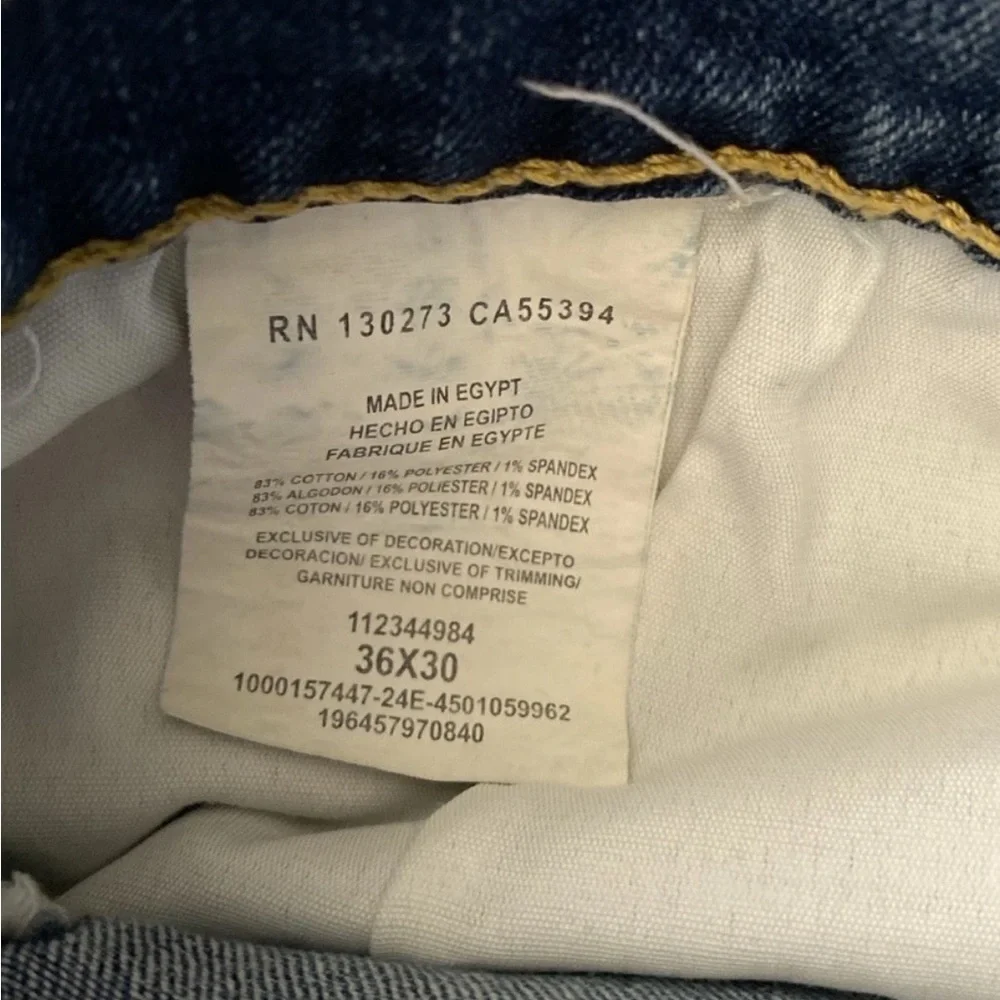 Wrangler Men’s Regular Bootcut Jeans Blue Denim Size 36x30